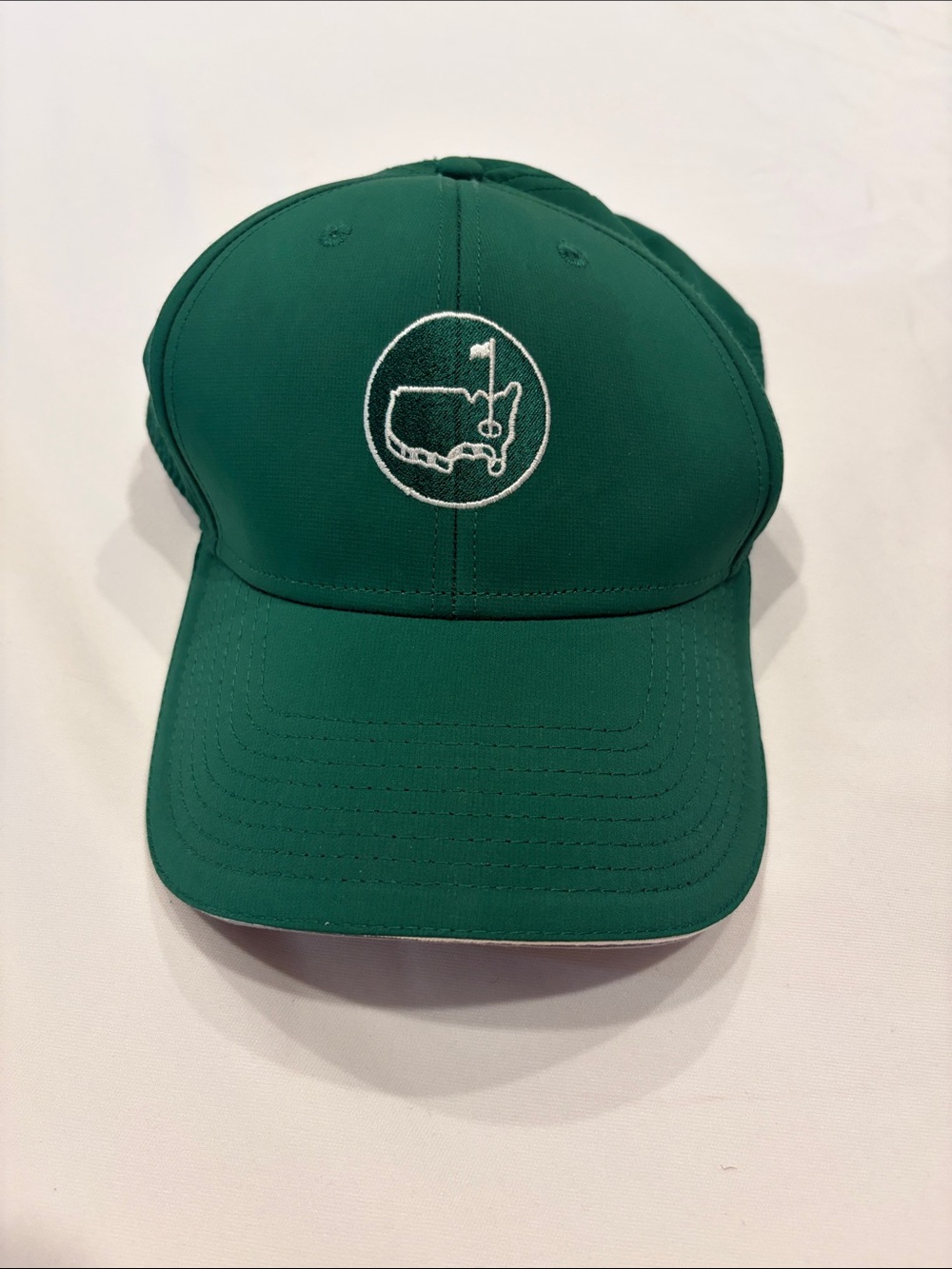 Masters Green American Needle Adjustable Golf Cap